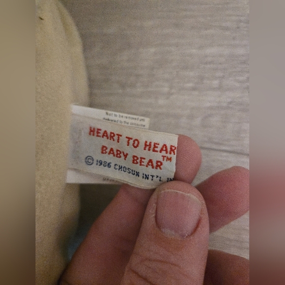 Chosun Heart To Heart Vintage Yellow Teddy Bear Pajamas Heart Stuffed Plush Coll - Picture 3 of 9